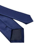 Navy dark blue tie with subtle squared design